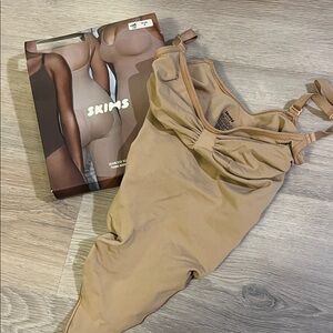 SKIMS Nude Bodysuit with Adjustable Straps